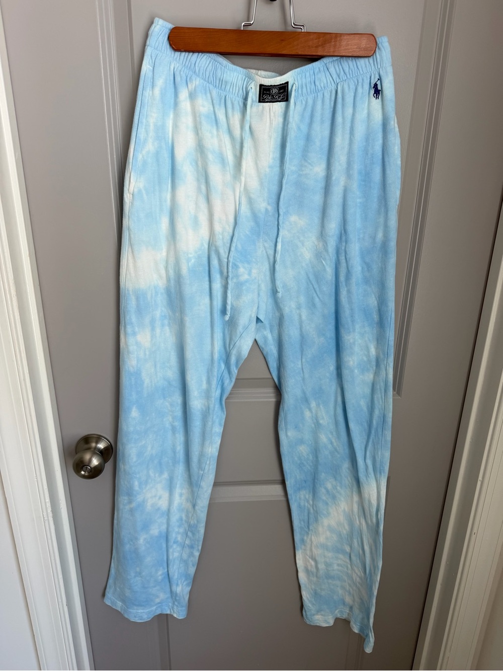 Polo Ralph Lauren Men's Tie-Dye Cotton Knit Pajama Pants Drawstring M